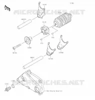 GEAR CHANGE DRUM   SHIFT FORKS voor Kawasaki NINJA 125 2022