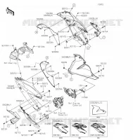 LOWER COWLING voor Kawasaki NINJA 125 2022