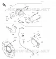 REAR BRAKE voor Kawasaki NINJA 125 2022