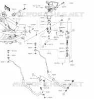 REAR MASTER CYLINDER voor Kawasaki NINJA 125 2022