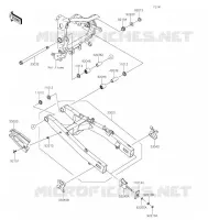 SWINGARM voor Kawasaki NINJA 125 2022