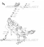 CHASSIS voor Kawasaki NINJA 125 2022