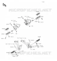 FOOTREST voor Kawasaki NINJA 125 2022