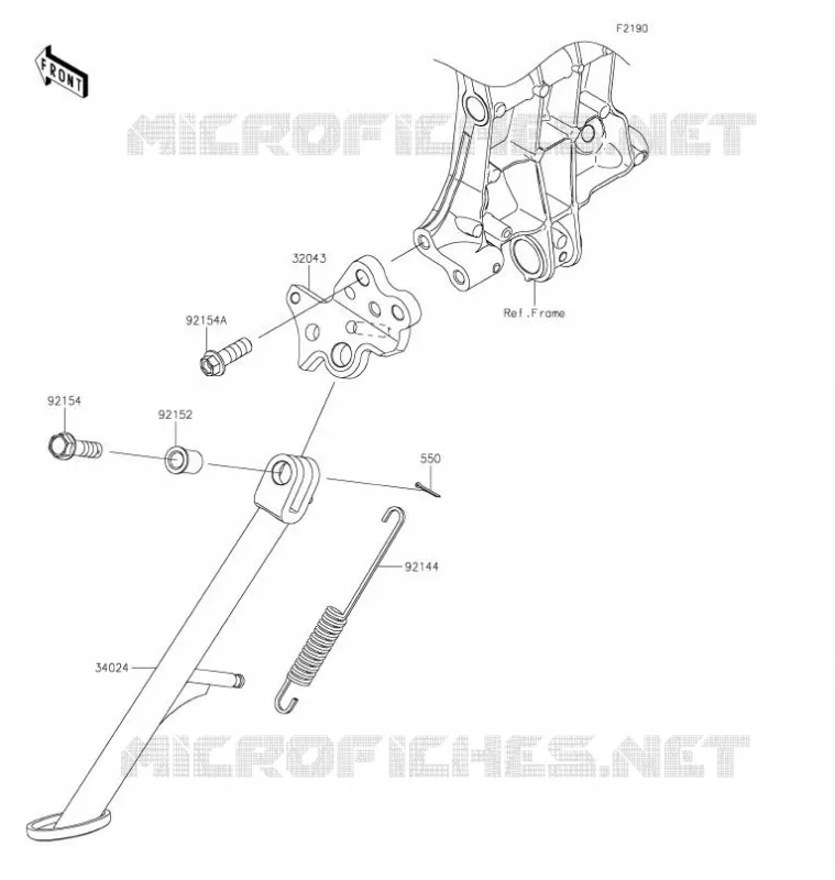 STAND Kawasaki MOTOS 400 2022 Z400  ER400DNFNL