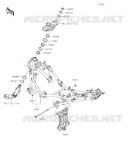 CHASSIS(CA) voor Kawasaki NINJA 400 2021