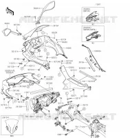 COWLING voor Kawasaki NINJA 400 2021