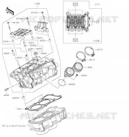 CYLINDER HEAD voor Kawasaki NINJA 400 2021