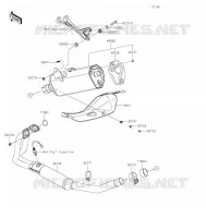 EXHAUST voor Kawasaki NINJA 400 2021