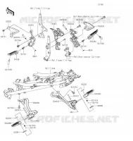 FOOTREST voor Kawasaki NINJA 400 2021