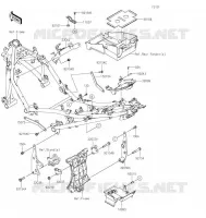 FRAME PARTS (COUVERTURE) voor Kawasaki NINJA 400 2021