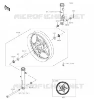 FRONT WHEEL voor Kawasaki NINJA 400 2021