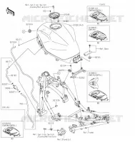FUEL TANK voor Kawasaki NINJA 400 2021