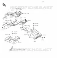 REAR FENDER voor Kawasaki NINJA 400 2021