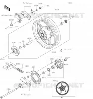 REAR WHEEL   CHAIN voor Kawasaki NINJA 400 2021
