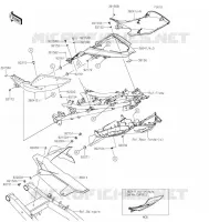 SIDE COVERS   CHAIN COVER voor Kawasaki NINJA 400 2021