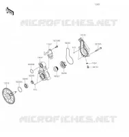 WATER PUMP voor Kawasaki NINJA 400 2021
