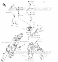 BRAKE PIPE voor Kawasaki NINJA 400 2022