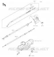 CABLES voor Kawasaki NINJA 400 2022