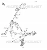 CHASSIS(CA) voor Kawasaki NINJA 400 2022