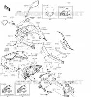 COWLING voor Kawasaki NINJA 400 2022