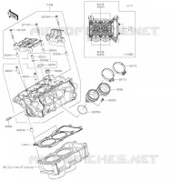 CYLINDER HEAD voor Kawasaki NINJA 400 2022