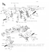 FOOTREST voor Kawasaki NINJA 400 2022