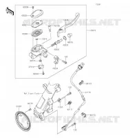 FRONT MASTER CYLINDER voor Kawasaki NINJA 400 2022