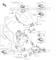 FUEL TANK voor Kawasaki NINJA 400 2022