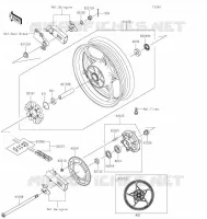 REAR WHEEL   CHAIN voor Kawasaki NINJA 400 2022