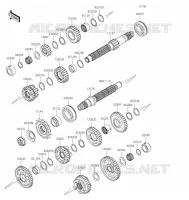 TRANSMISSION voor Kawasaki NINJA 400 2022