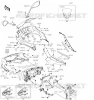 COWLING voor Kawasaki NINJA 400 2022