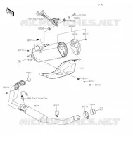 EXHAUST voor Kawasaki NINJA 400 2022