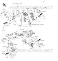 FOOTREST voor Kawasaki NINJA 400 2022