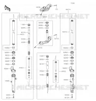 FRONT FORK voor Kawasaki NINJA 400 2022