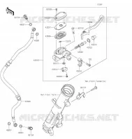 FRONT MASTER CYLINDER voor Kawasaki NINJA 400 2022