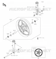 FRONT WHEEL voor Kawasaki NINJA 400 2022
