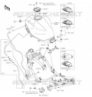 FUEL TANK voor Kawasaki NINJA 400 2022