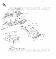 REAR FENDER voor Kawasaki NINJA 400 2022