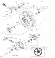 REAR WHEEL   CHAIN voor Kawasaki NINJA 400 2022