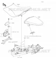 SEAT voor Kawasaki NINJA 400 2022