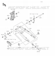 SWINGARM voor Kawasaki NINJA 400 2022