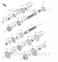 TRANSMISSION voor Kawasaki NINJA 400 2022