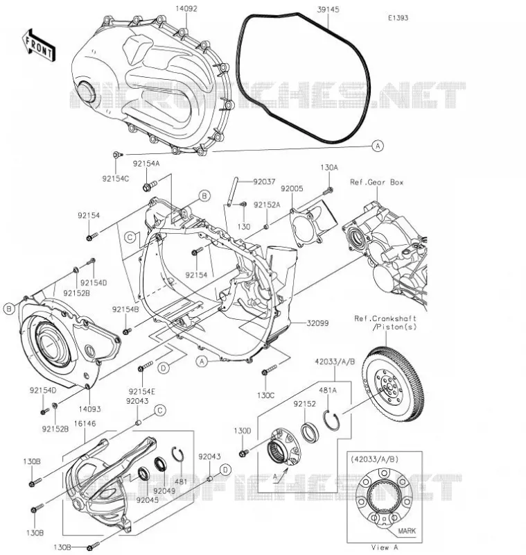 CONVERTER COVER Kawasaki SSV 820 2022 MULE PRO-FX  KAF820ENFNN