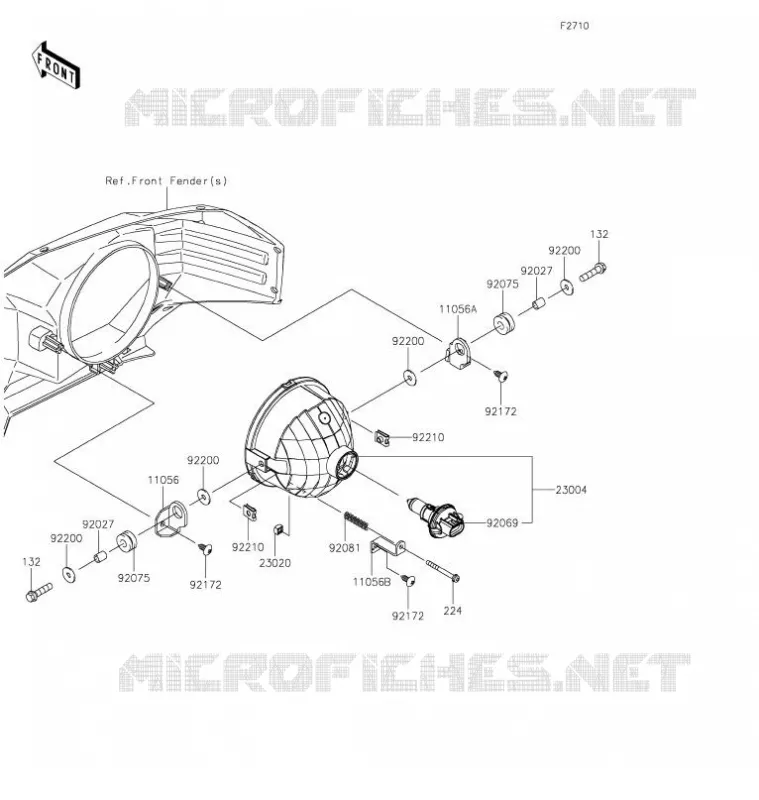 LENS(S) Kawasaki SSV 820 2022 MULE PRO-FXT  KAT820ANFNN