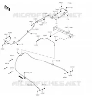BRAKE PIPE voor Kawasaki TERYX KRX 1000 2021