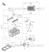 CYLINDER HEAD voor Kawasaki TERYX KRX 1000 2021