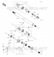 DRIVE SHAFT(H&Eacute;LICE) voor Kawasaki TERYX KRX 1000 2021