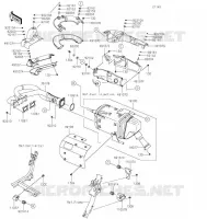 EXHAUST voor Kawasaki TERYX KRX 1000 2021