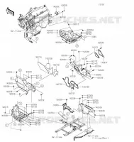 FRAME PARTS(AVANT) voor Kawasaki TERYX KRX 1000 2021