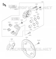 FRONT BRAKE voor Kawasaki TERYX KRX 1000 2021